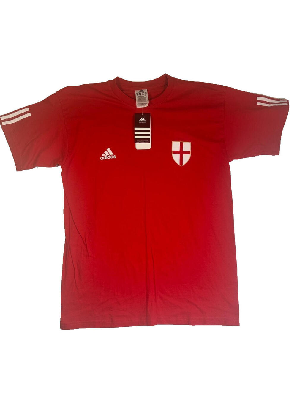 Adidas 2010 England Training Jersey  Red Soccer Football Tee Men’s Medium NWT